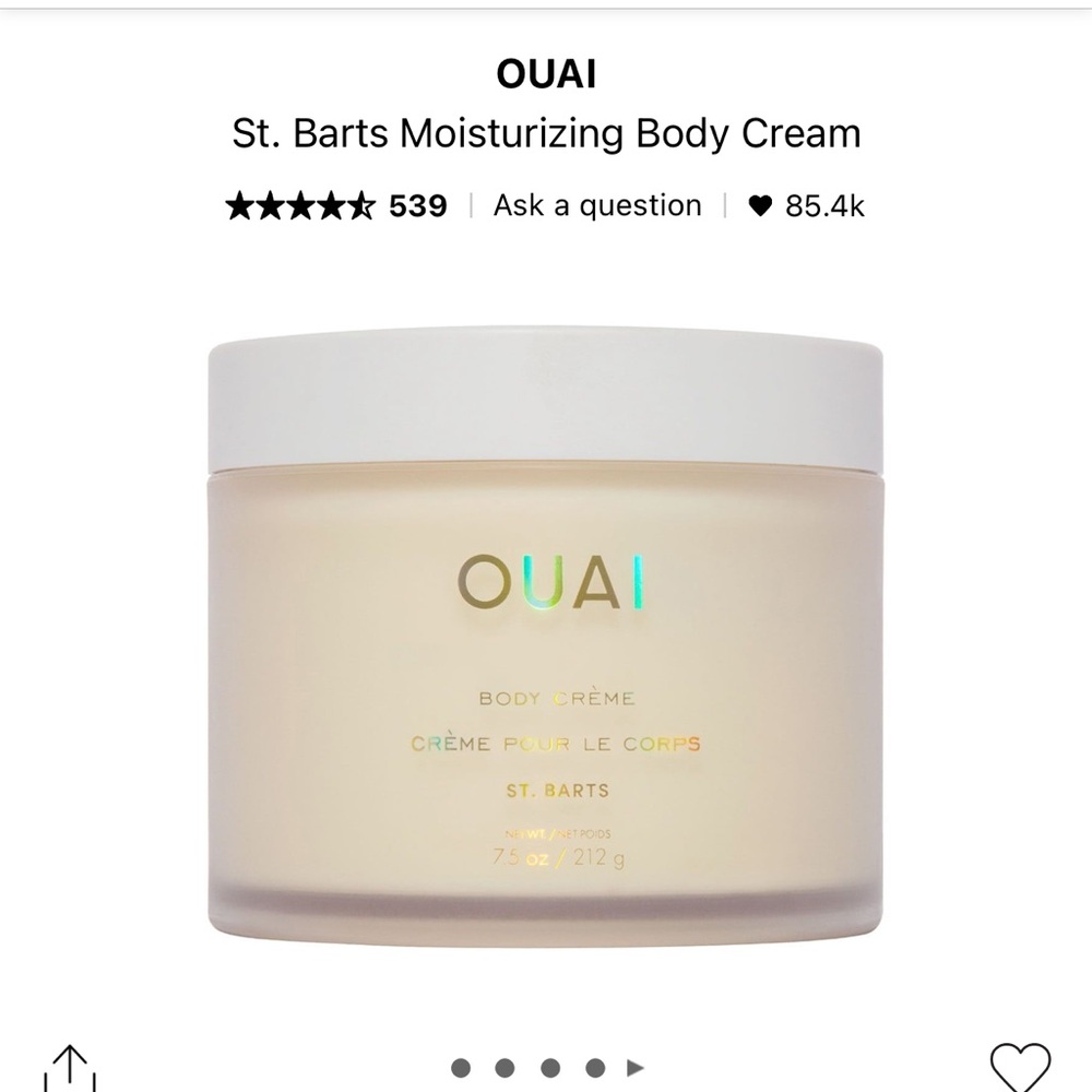 Ouai St.Barts moisturing body cream